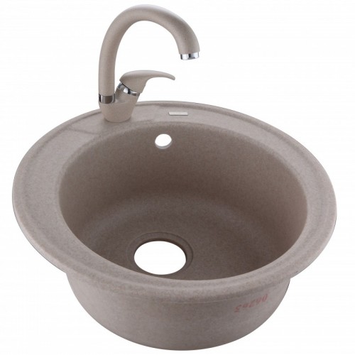Мивка за кухня, гранит Inter Ceramic ICGSF 8252 SAND